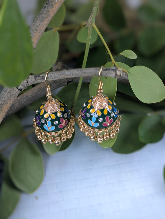 Noor-E-Meher Jhumki-Green