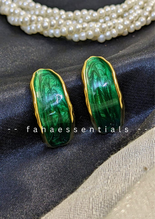 Vintage Green Earrings