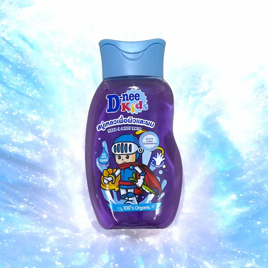 D-nee Kids Head and Body Bath -Purple 200ml