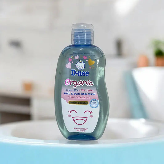 D-nee Organic Head & Body Baby Wash - Blue 200ml
