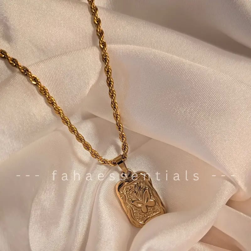 Golden Lotus Necklace