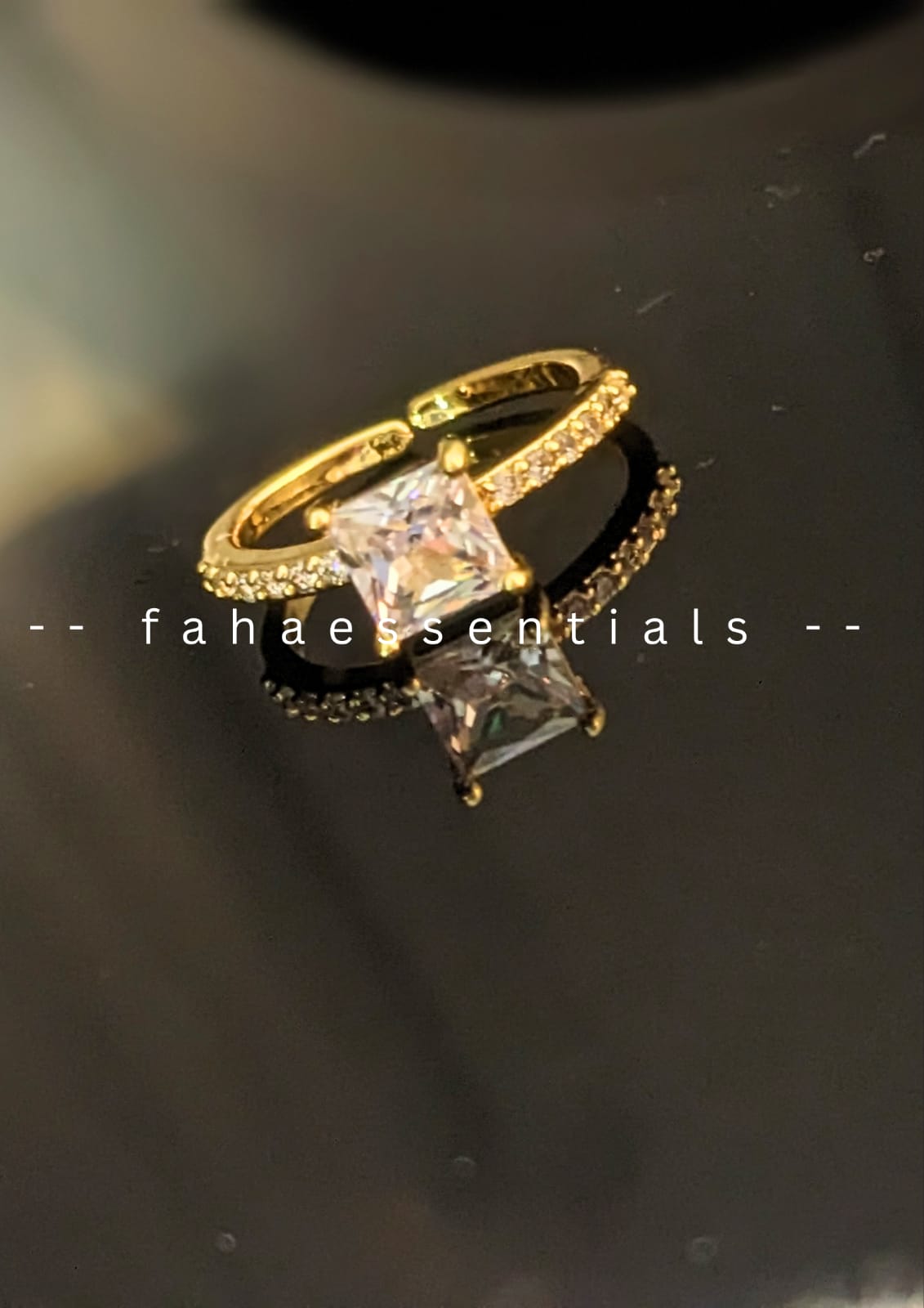 Princess Solitaire Ring
