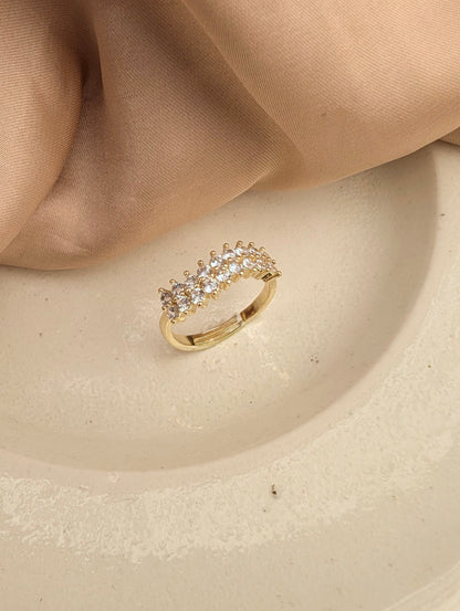 Golden Bliss Adjustable Ring