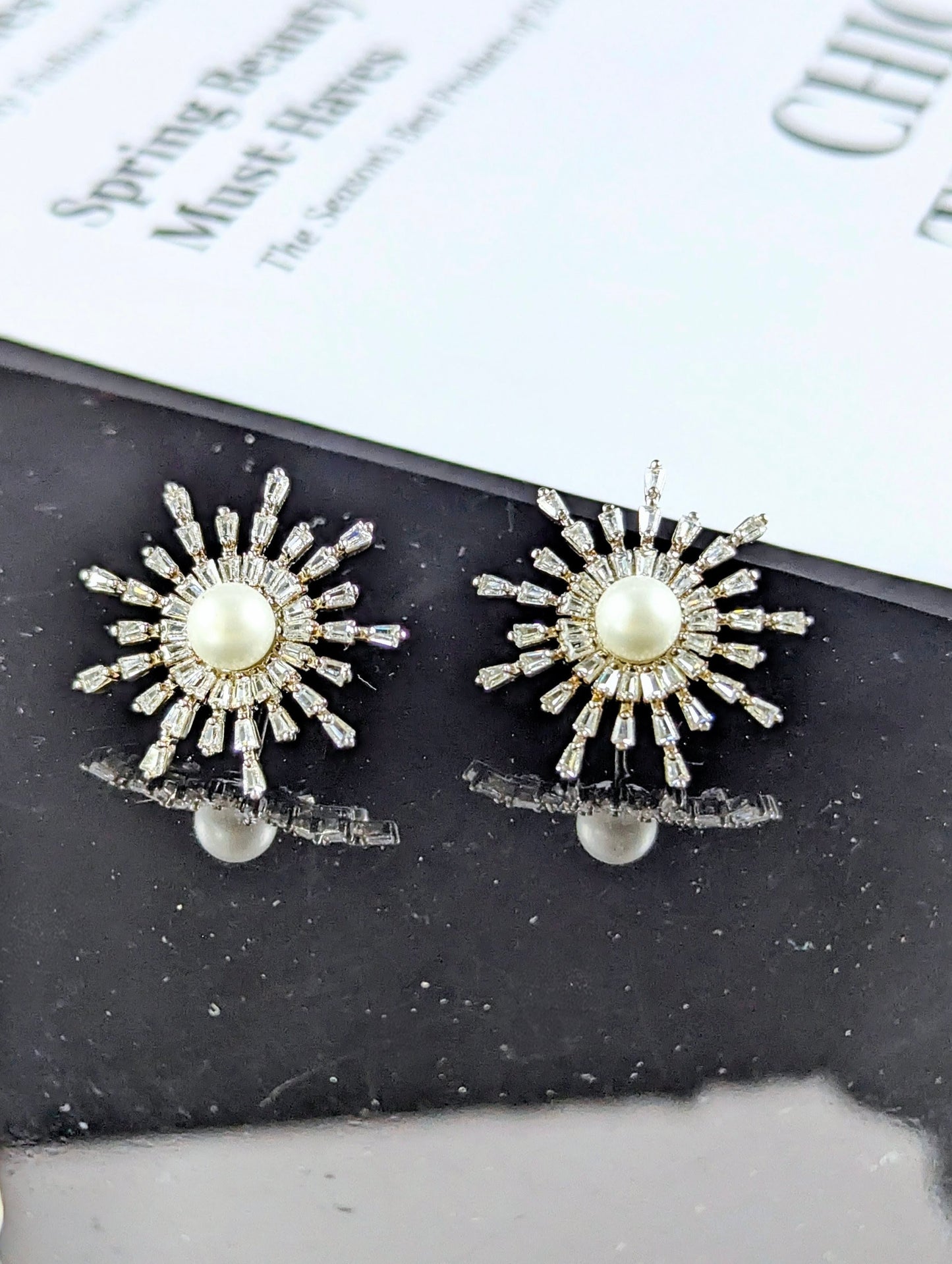 Pearl Bloom Luxe Stud Earrings