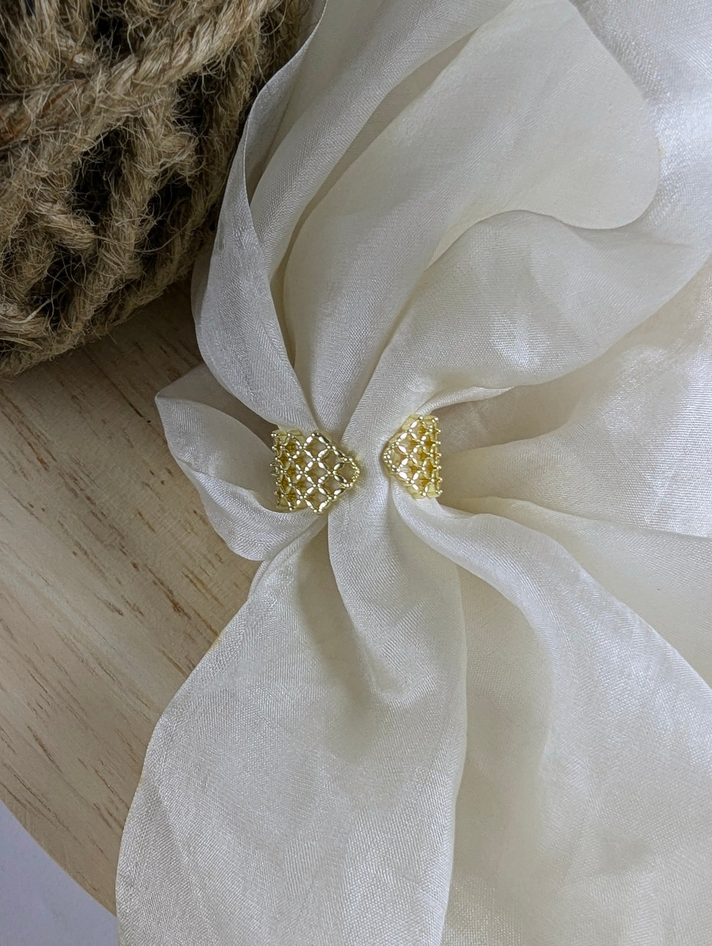 Golden Aura Mesh Adjustable Ring
