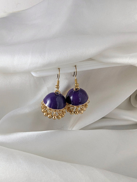 Bahaar Jhumki - Purple