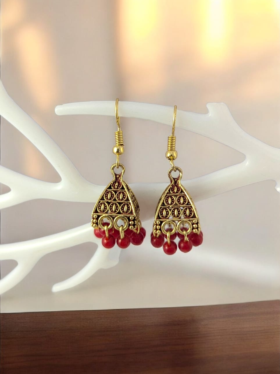 Anmol Jhumki - Red