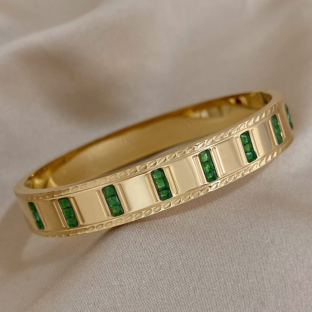 Emerald Glow Bracelet