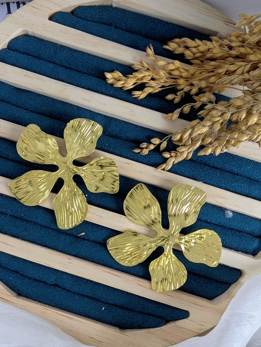 Golden Flora Luxe Earings