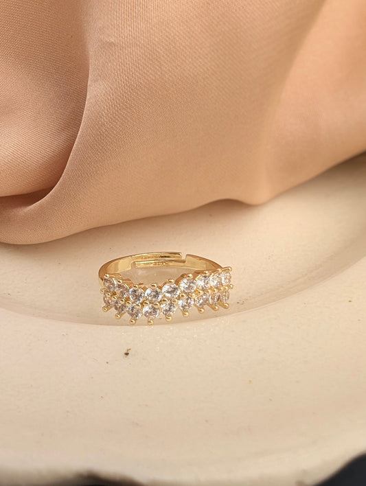 Golden Bliss Adjustable Ring