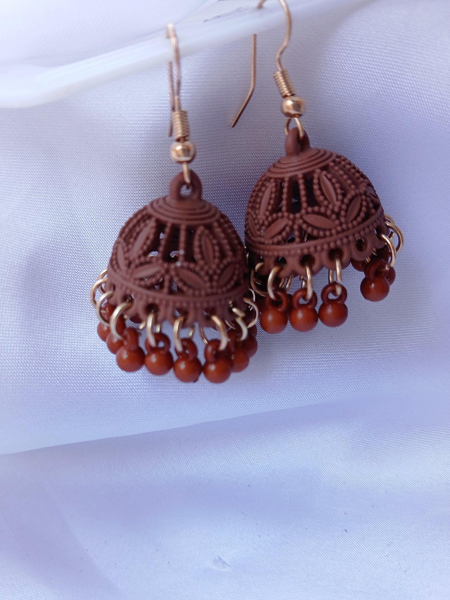 Gulnoor Jhumki - Brown