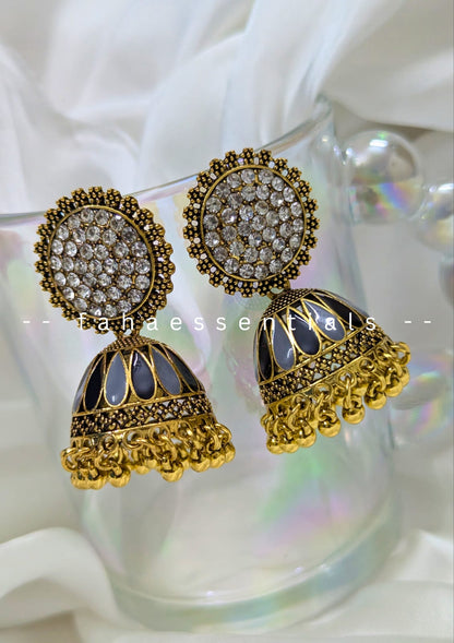Heritage Jhumki - Grey
