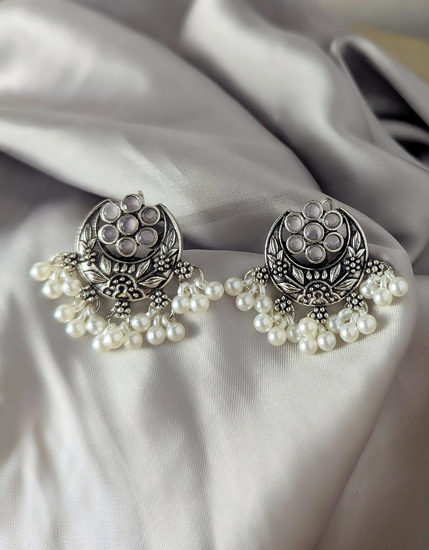 Afghani ChandBali Earings - Pink