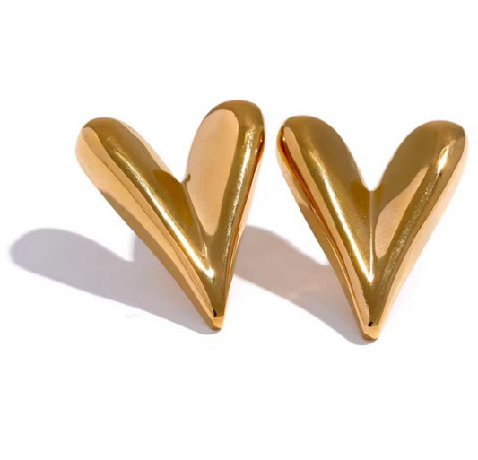 Glow Heart luxe Studs