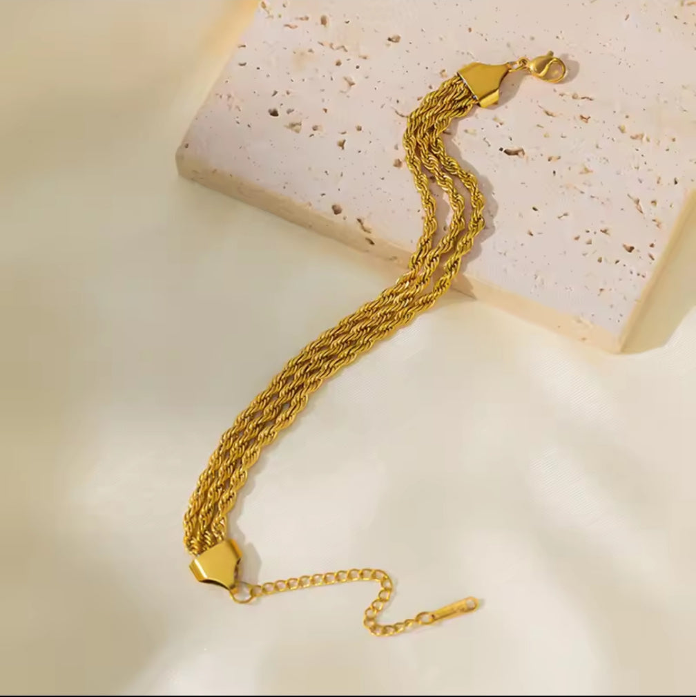 Three Layer Rope Bracelet