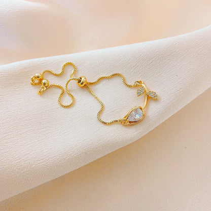 Tulip Up Down Bracelet - White