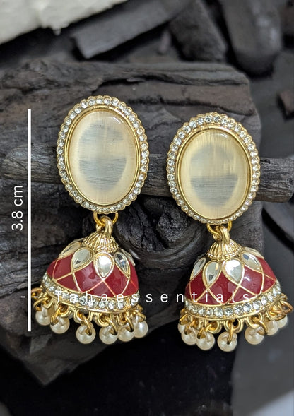 Husn Jhumki - Maroon