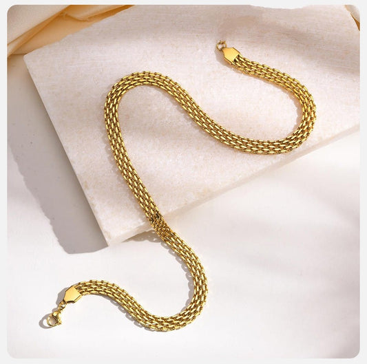 Golden Cascade Necklace