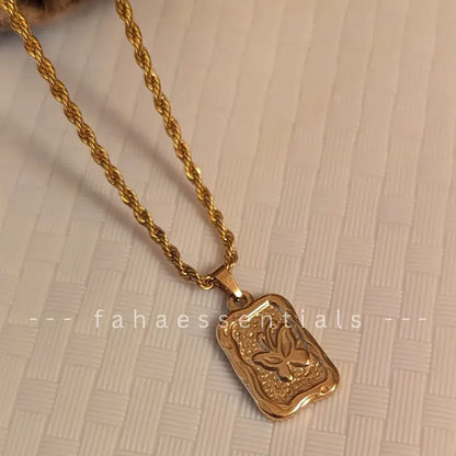 Golden Lotus Necklace