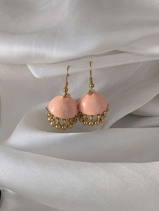 Bahaar Jhumki - Peach